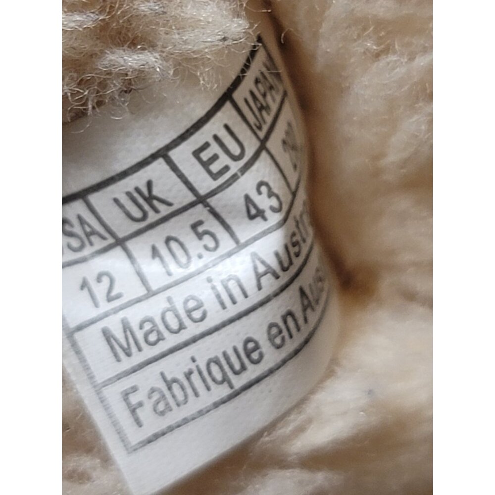 UGG Mini Ankle Suede Boots | Australian Sheepskin | Water Resistant| Sz 12 Brown - Picture 9 of 10